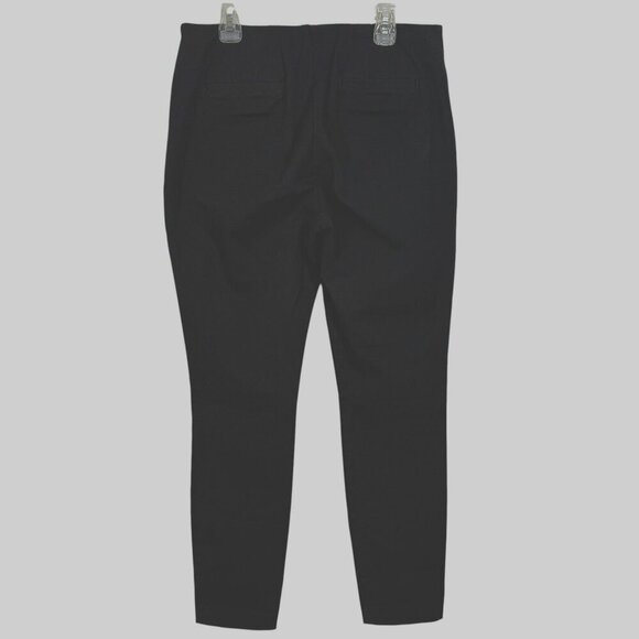 Cabi Pencil Trouser AnklePants Size 6 Style 5174 Black Faux Back Pockets Stretch - Picture 1 of 6